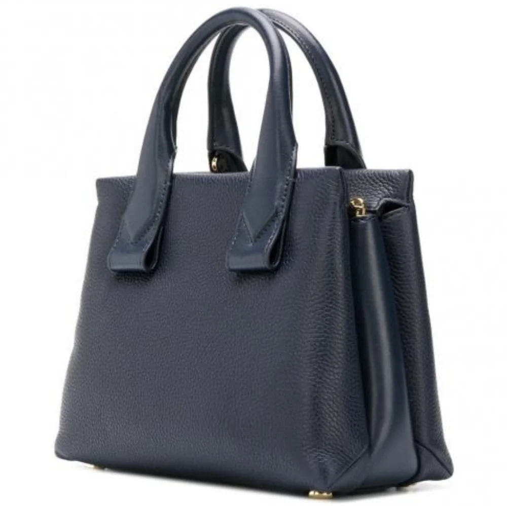 Michael Kors Rollins Large Pebbled Leather Satchel